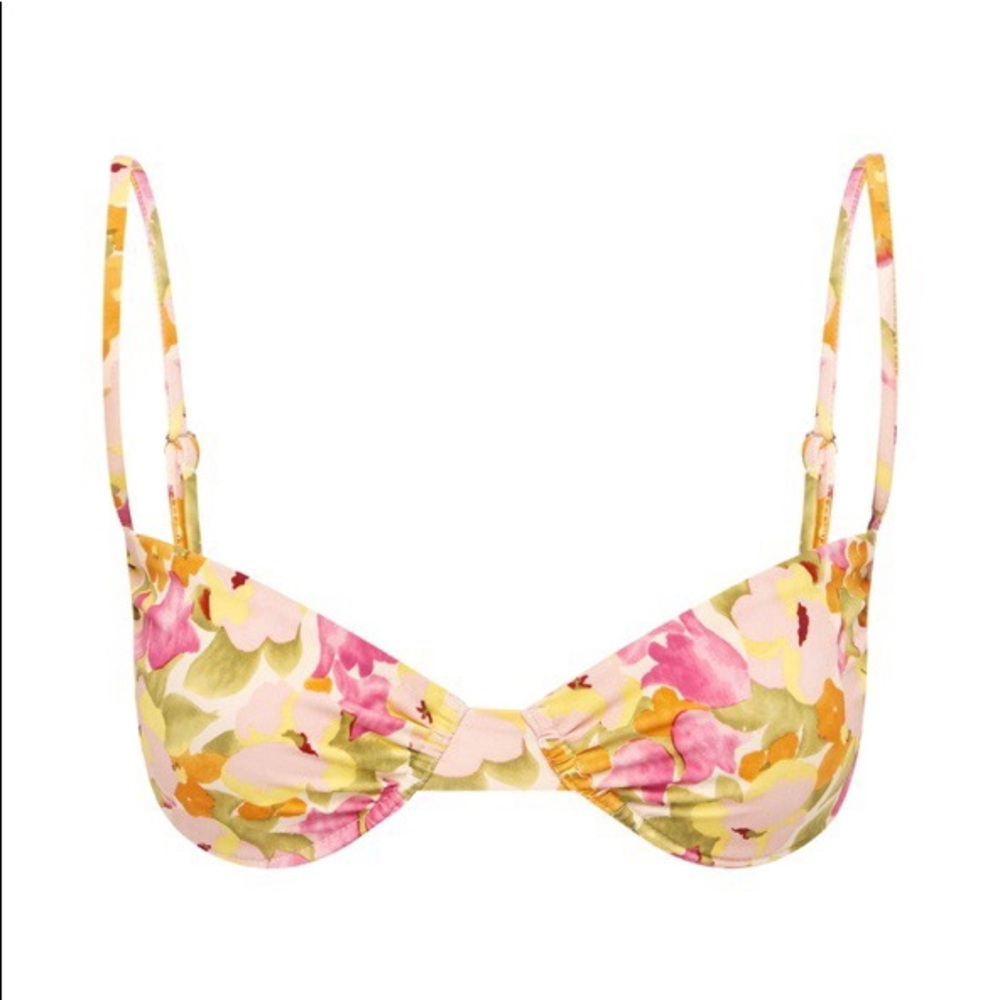 With jean buttercup bikini top